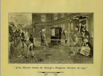 John Hunter Leaves St. George's Hospital